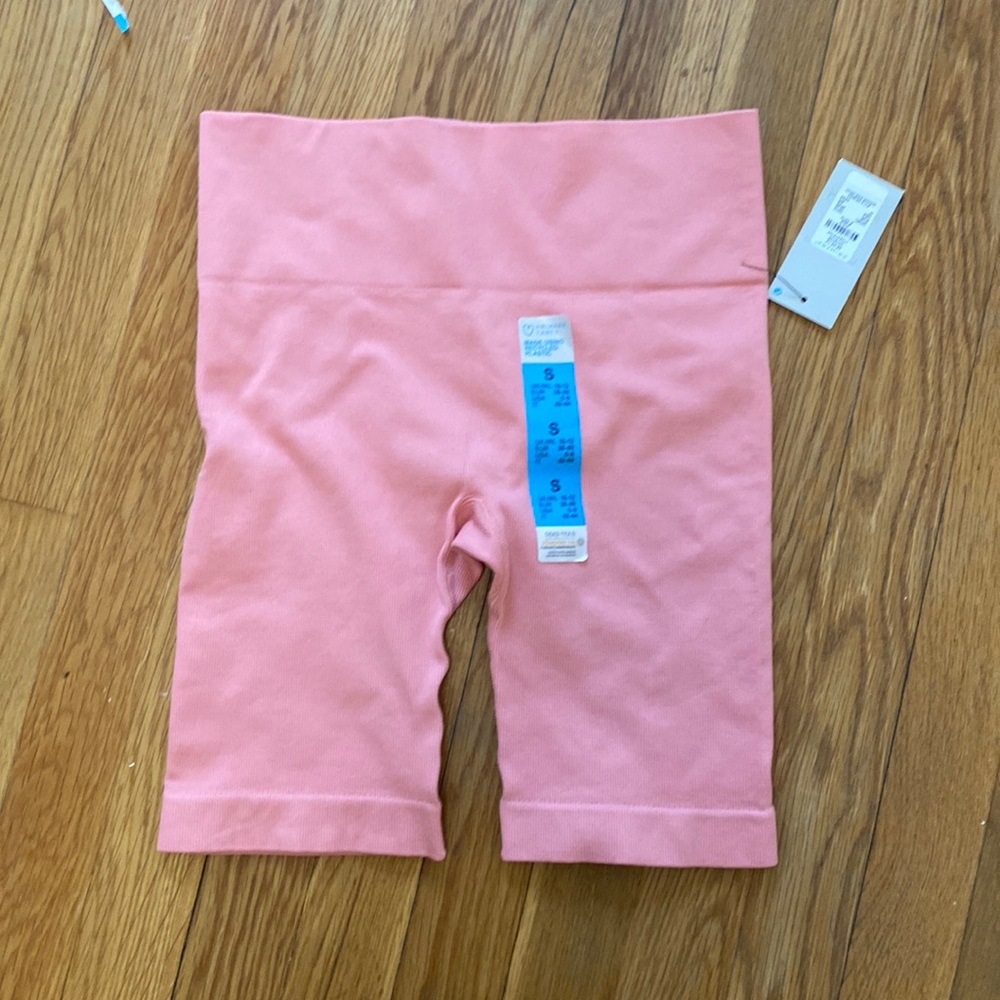 Pink biker shorts